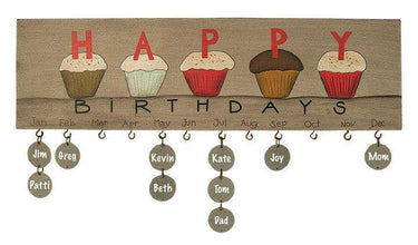 *Cupcake Birthday Calendar - The Fox Decor